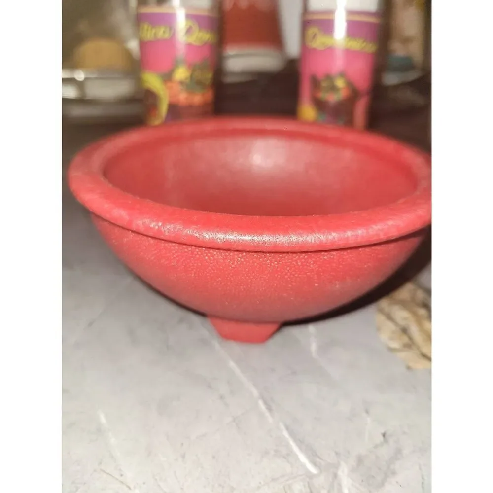 Cooksafe brick red soup bowl